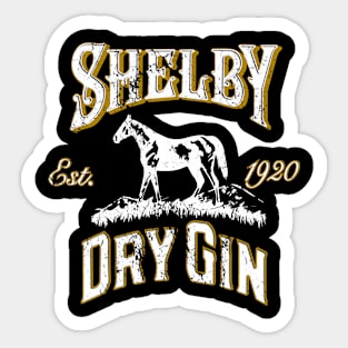 Shelby Gin Sticker